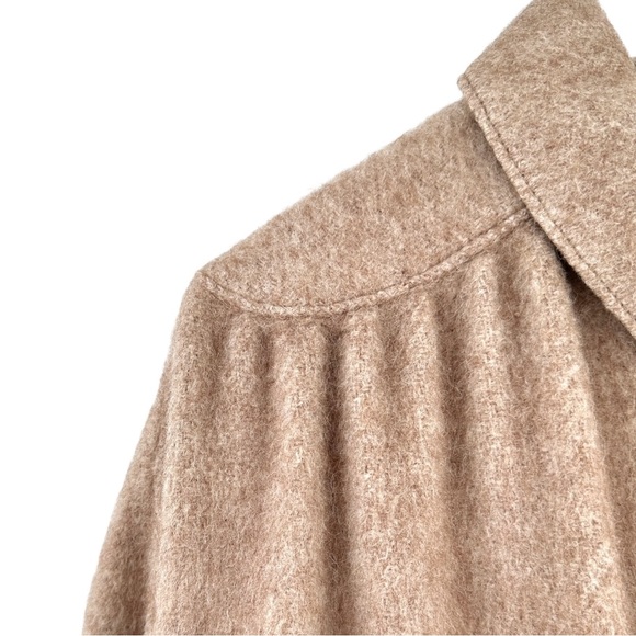 Vintage MG Kinsler The Great American Coat Gray Brown Wool Cape Coat - Picture 5 of 8